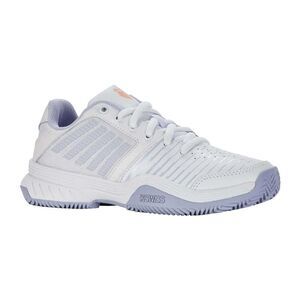 K-Swiss Womens/Ladies Court Express HB Synthetic Leather Tennis Shoes / White/Gr
